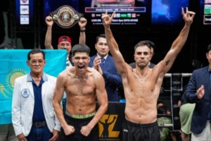 Армат Арманулы эффектно защитил титул WBA Asia