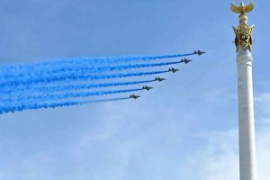 Истребители снова появятся над Астаной: жителей предупредили о тренировочных полётах