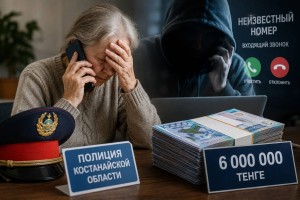 Один звонок едва не стоил пенсионерке 6 млн тенге в Костанайской области