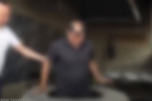 Должник по алиментам прятался в тандырной печи (ВИДЕО)