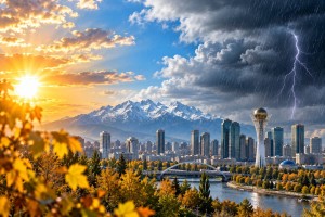 Погода в Казахстане 16 сентября: где ожидаются дожди и до +33°C