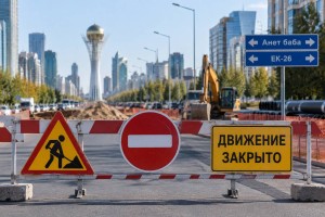 В Астане на две недели перекроют важный перекрёсток: ищите объезд