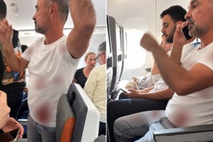 Появились кадры и версии ЧП на рейсе Дубай – Тель-Авив