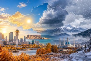 Погода в Казахстане на 26 октября: ночью до -11°C, днём потеплеет до +18°C