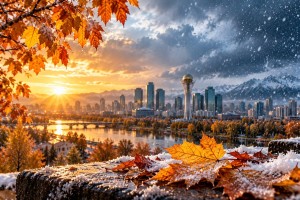 Погода в Казахстане на 30 октября: до +20°C, сильный ветер и дождь со снегом