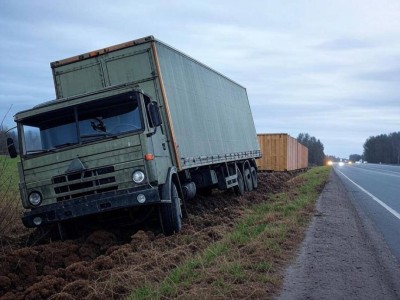 Грузовик с опасным химикатом перевернулся в ЗКО.
