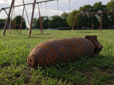 В Англии на детской площадке нашли 176 бомб времен Второй мировой.