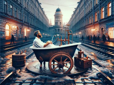 Необычный пранк в Талгаре: блогер принял ванну на пешеходном переходе.