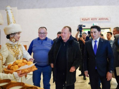 Қазақстанға Халықаралық дзюдо федерациясының президенті Мариус Визер келді.