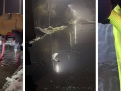 Успешная борьба с весенним потопом в Семее.