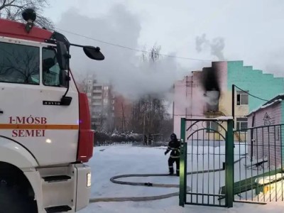 Пожар в детском саду Семея успешно ликвидирован.