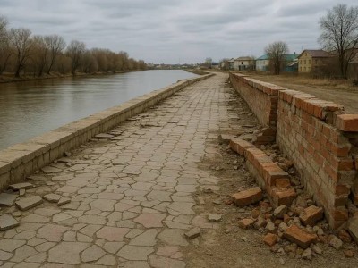 Набережная в Костанае не пережила зиму: как потратили 2 миллиарда тенге.