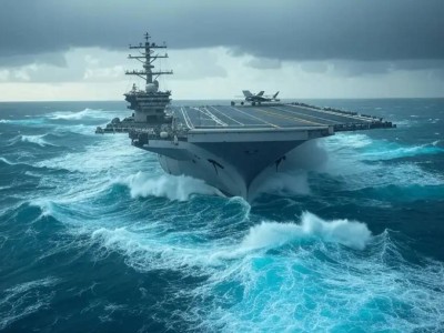 Истребитель США F/A-18 Hornet упал в Красное море с авианосца.