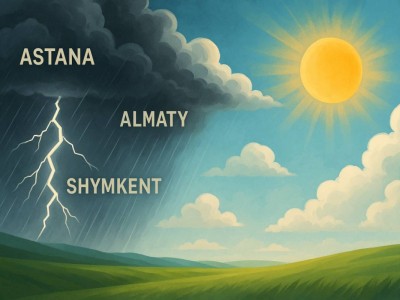 Грозы, жара и пыльные бури: прогноз погоды в Астане, Алматы и Шымкенте на 20–22 июня.