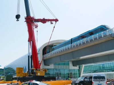 Первые вагоны LRT поставили на рельсы в Астане.