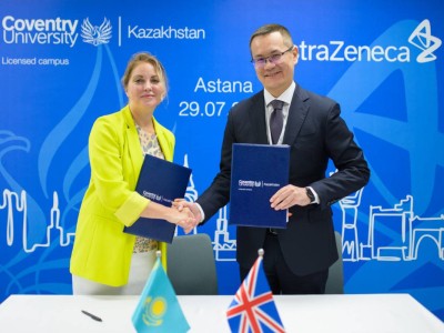 «АстраЗенека» и Coventry University Kazakhstan договорились о стратегическом партнерстве.