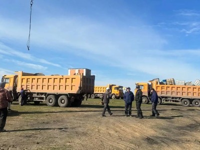 Начало строительства жилья для жертв паводков в Костанайской области.