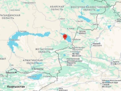 Землетрясение произошло недалеко от озера Алаколь