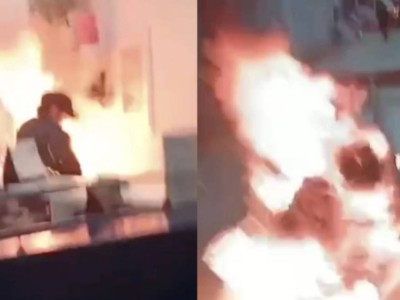 Мужчина поджёг себя в аэропорту Алматы