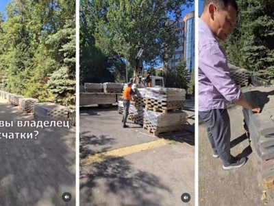 Беспредел алматинских чиновников снял на видео активист Санжар Бокаев