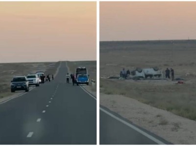 10 человек погибли в страшном ДТП на трассе в Западном Казахстане