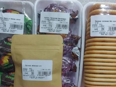 Супермаркет на севере Казахстана выставил ценники в рублях