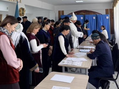 «Жангир хан» пришел голосовать на референдуме в ЗКО