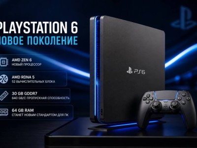 PlayStation 6 меняет правила: 64 ГБ ОЗУ станет нормой для игр