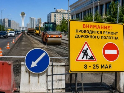 В Астане частично перекроют проспект Тлендиева до конца мая