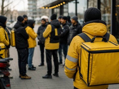 На условия труда в компании, Алагузова пожаловались курьеры