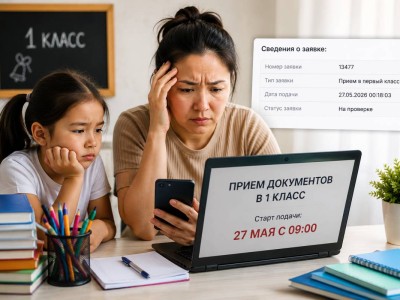 «За 18 секунд — 13 тысяч заявок»: казахстанцы жалуются на хаос с приёмом в первый класс