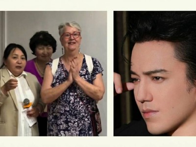 69-летняя фанатка Димаша Кудайбергена посетила в его родную школу в Актобе (ВИДЕО)