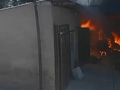 Во время пожара женщина сгорела заживо на глазах у детей в Шымкенте