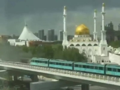 Пожар произошел на ЛРТ в Астане