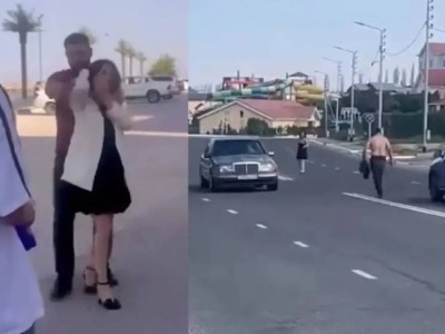 "Я тебя изнасилую". Мужчина и девушка устроили конфликт на улице в Актау