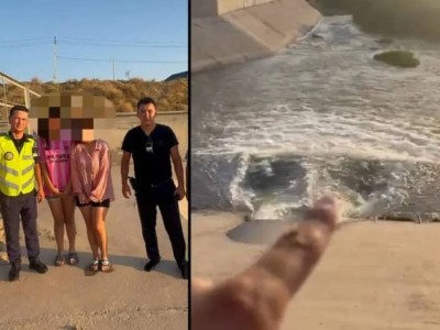 Унесенных течением девушек вытащили из реки в Шымкенте