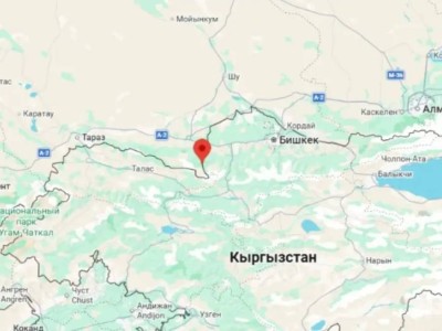Землетрясение произошло на границе Казахстана и Кыргызстана