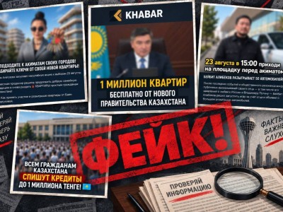 «Миллион бесплатных квартир»: в Казахстане предупредили о новом вбросе