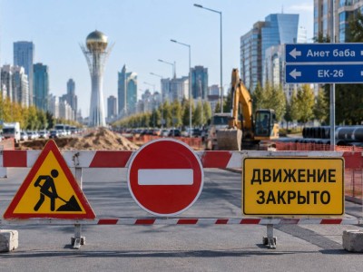 В Астане на две недели перекроют важный перекрёсток: ищите объезд