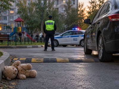 Шестилетний ребёнок погиб под колёсами автомобиля во дворе в Экибастузе