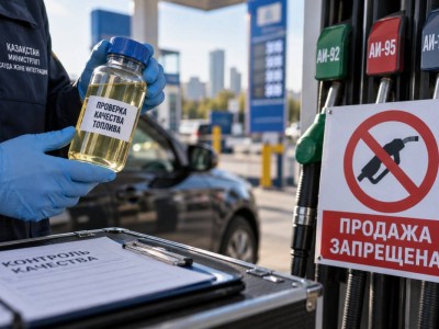 На АЗС Казахстана выявили бензин, не прошедший проверку