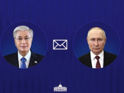 Токаев направил телеграмму Путину