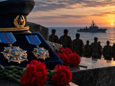 Президент наградил посмертно погибших на Каспии военнослужащих