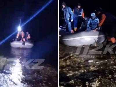 Трёх человек на надувной лодке унесло в Каспийское море