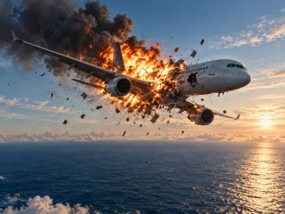 Самолёт с 329 людьми на борту взорвался над океаном: никто не выжил