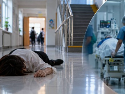 После падения в школе женщина попала в реанимацию в Кокшетау