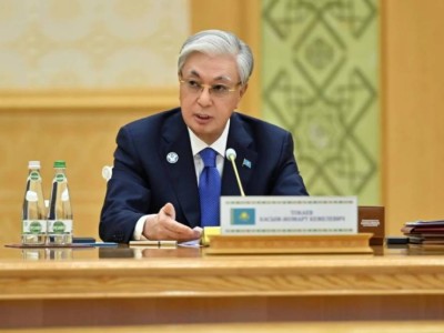 Токаев заявил о сокращении площади Каспийского моря более чем на 16 тысяч квадратных километров