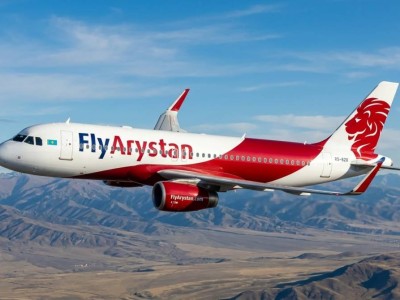 Самолёт FlyArystan развернулся за 300 км до Павлодара и вернулся в Алматы