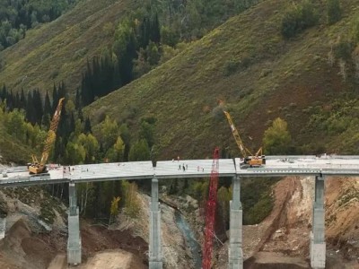 Как выглядит самый высокогорный мост Казахстана