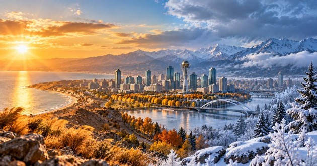 Морозы до -8°C и жара до +29°C: погода в Казахстане на 16 октября